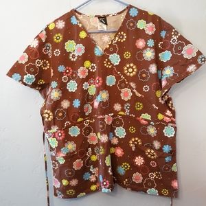 Cherokee Studio Scrub Top
